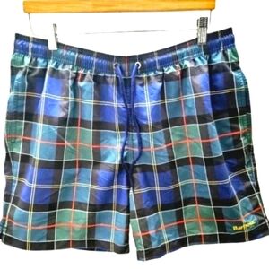 Barbour Ivy Tartan Plaid Swim Shorts